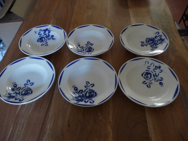 Lot De 8 Assiettes Creuses En Faïence Haute Provence – Idéal Pour Votre Table !
