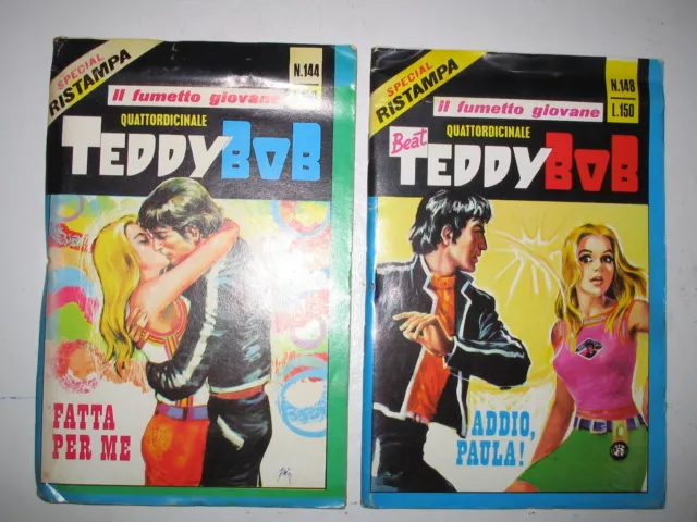 2 Teddy Bob 1972: N° 144 Del 30 Maggio E N° 148 Del 1 Agosto-Fumetti Noir