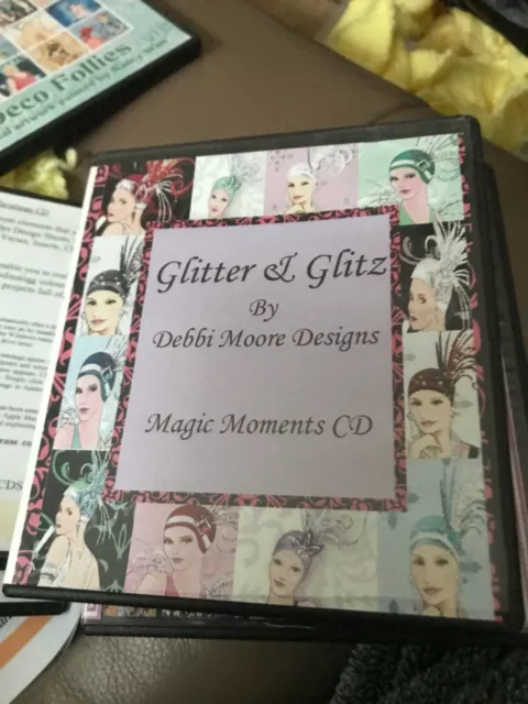 Glamour & Glitz Magic Moments by  Debbie Moore Designs Crafting CD