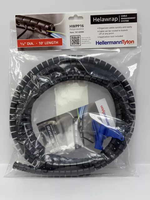 Hellermann Tyton Helawrap 1/2” Black - 10ft