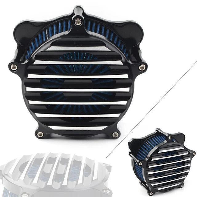 HDBUBALUS Motorrad Luftfilter Kit CNC – Für Harley Touring, Softail, Dyna (2008-2017)