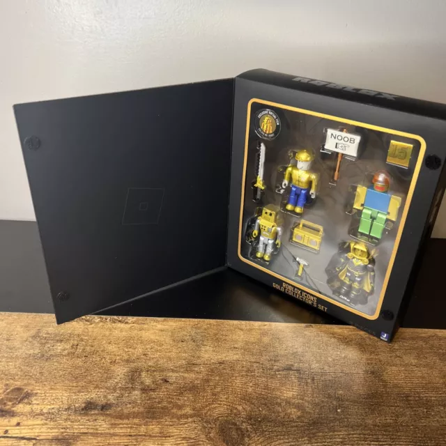 Roblox Golden Mr. Robot Virtual Item *CODE ONLY* 15th Anniversary Big Head  Gold