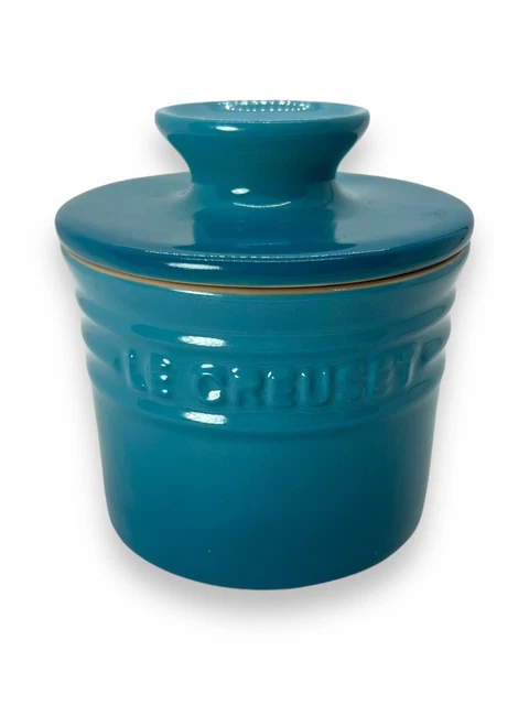 Campana de mantequilla Le Creuset azul caribeño turquesa