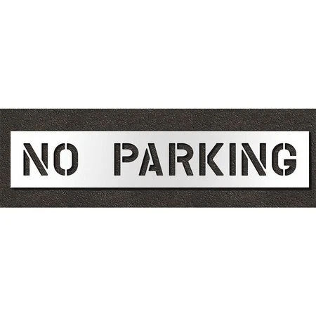 RAE STL-108-70832 Pavement Stencil,No Parking, STL-108-70832