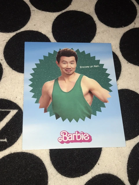 Carte Postale Rare Barbie 2023 - Simu Liu (Ken Rival)