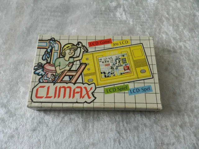 Ancienne console de jeu Game & Watch Climax Comble / Plombier en boite et notice