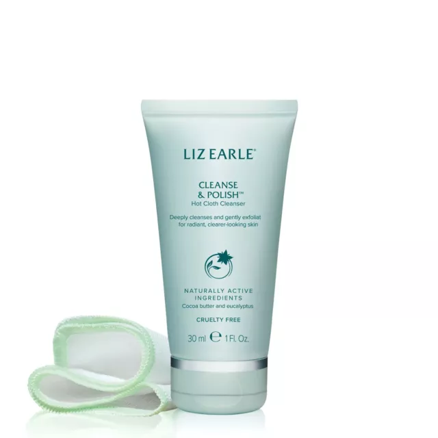 LIZ EARLE detergente per tessuti caldi e lucidante 30 ml taglia da viaggio