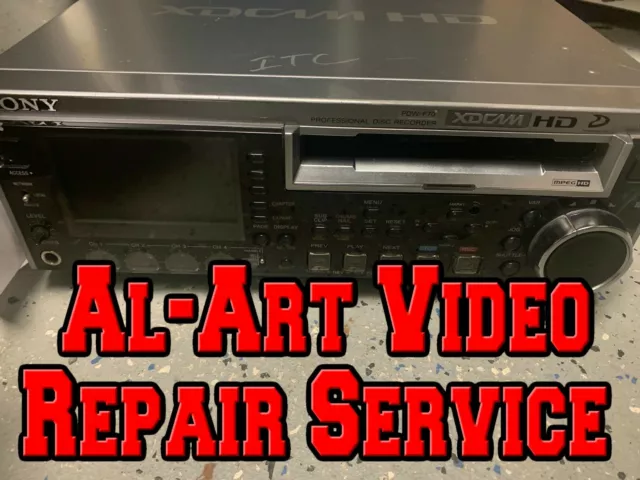 REPAIR of Sony PDW-F70 HD XDCAM Professional Disc Recorder Deck