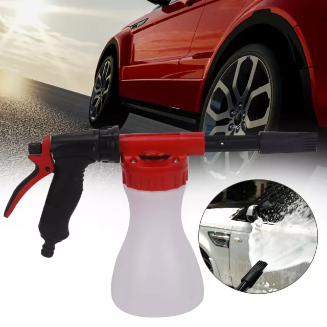 1L Bottle Snow Foam Spray Gun Car Wash Sprayer Lance Uses Hose Pipe Sprayer UK