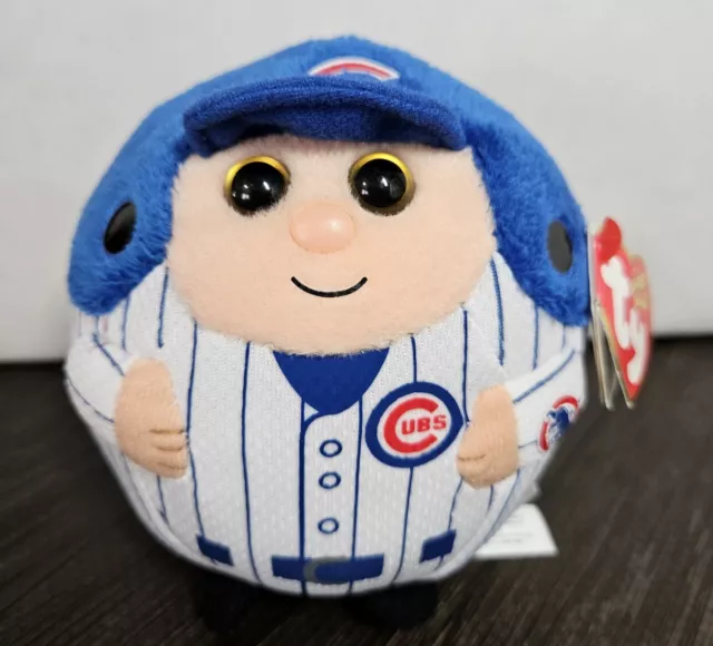 Ty Beanie Ballz Official MLB Chicago Cubs 5” Plush NEW