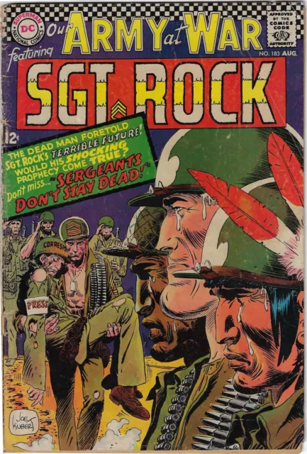 Our Army at War #183(DC 1967)Joe Kubert-Neal Adams-Russ Heath-Bob Kanagher