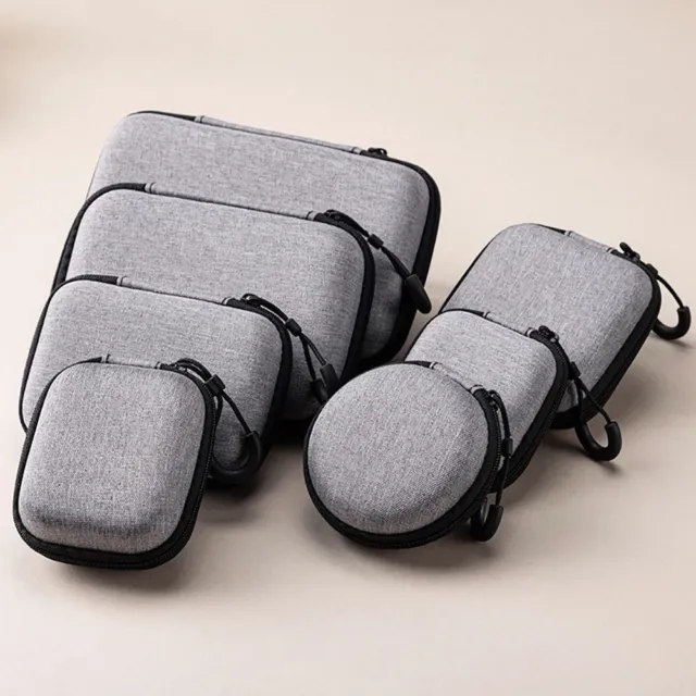 1Pcs Mini EVA Storage Bag For Airpod Pouch Carrying Bag Zipper Earphone Case