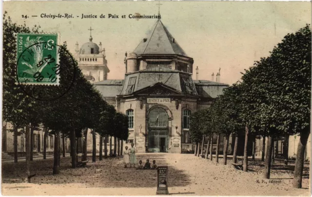 CPA AK Choisy le Roi Justice de Paix et Commissariat FRANCE (1282504)