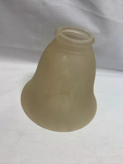 Amber Alabaster Lamp Shade Bell Glass for Vanity Light U4