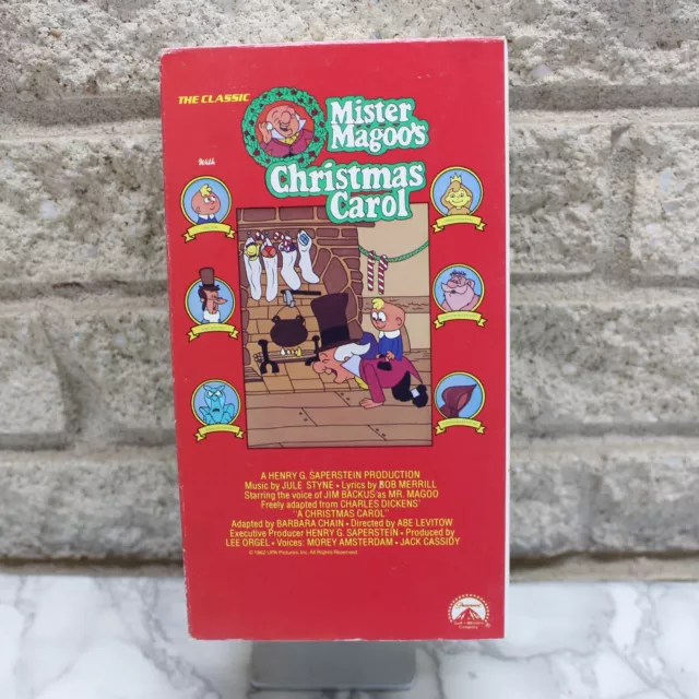 MR. MAGOOS CHRISTMAS Carol (VHS, 1994) 2.98 PicClick