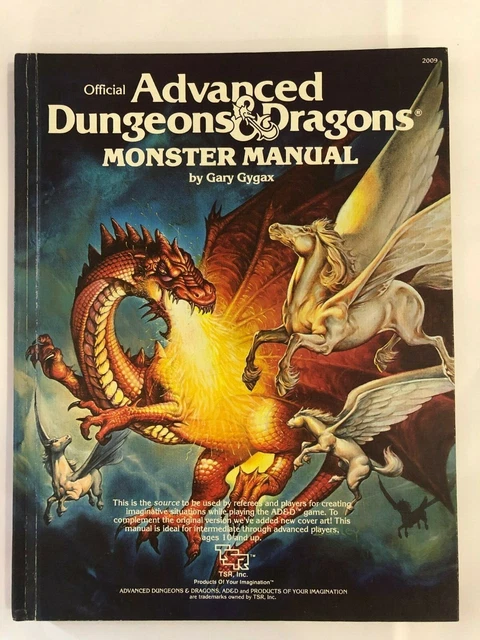 Advanced Dungeons & Dragons – Player's Handbook 1978 Par Gary Gygax, TSR Games