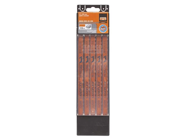 Bahco - 3906 Sandflex Hacksaw Blades 300mm 12 x 18 Pack 100 - 3906-300-18-100