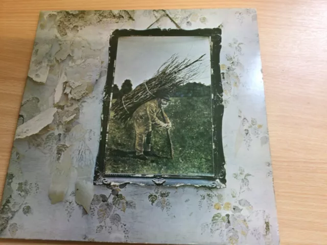 Vinyl record LP Led Zeppelin 4 Atlantic records 1971