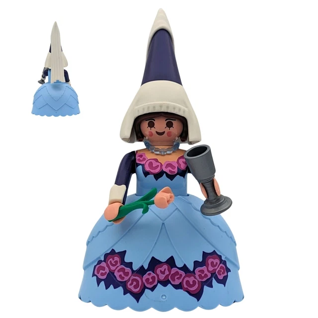 PLAYMOBIL FIGURA ARQUERO morado con ballesta y escudo EUR 4,99