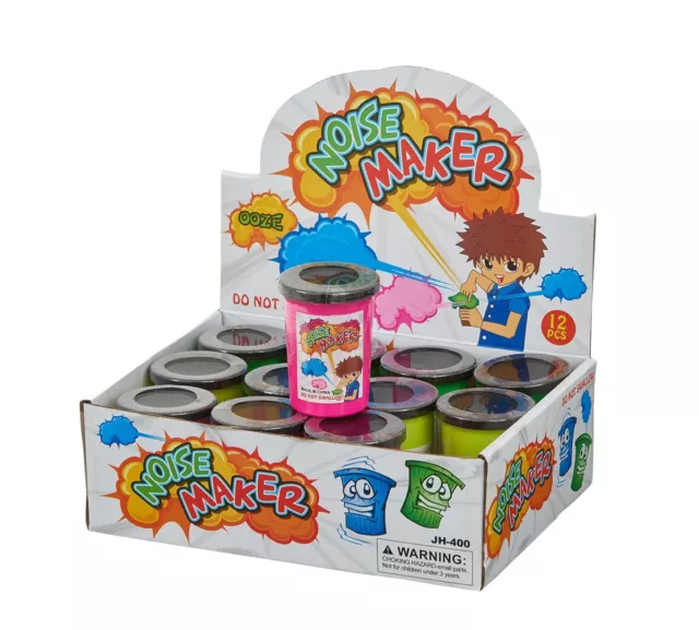 12 X Noise Putty Bulk Buy Wholesale Whoopee Goo Fart Ooze Noise Party Bags Poo