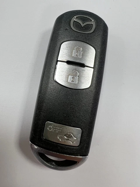 GENUINE MAZDA 3 Button Remote Smart Key Fob Tested Mitsubishi Ske13E-01 ...