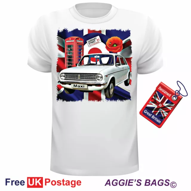 Car Art Design Classic Austin Maxi T Shirt Can Be Personalised Unofficial