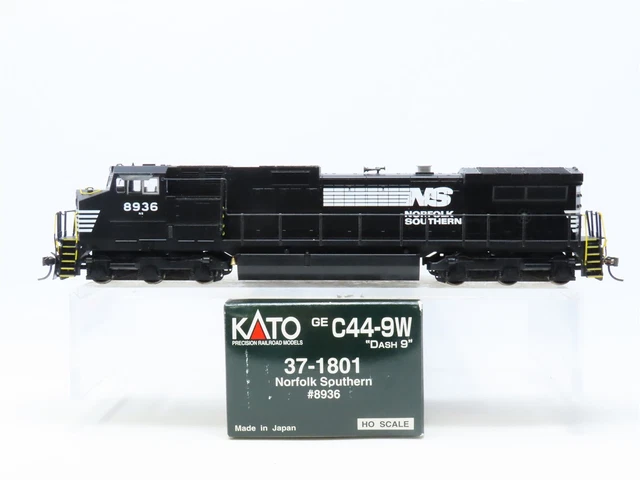 HO KATO 37-1801 NS Norfolk Southern GE C44-9W Dash 9 Diesel #8936 - DCC Ready