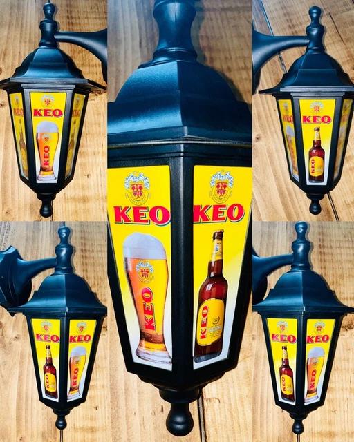 Cartello Metallico Vintage Keo Cyprus Pilsner Beer, Formato A5 (20x15 Cm), Alluminio, Per Pub E Shed, Made In UK