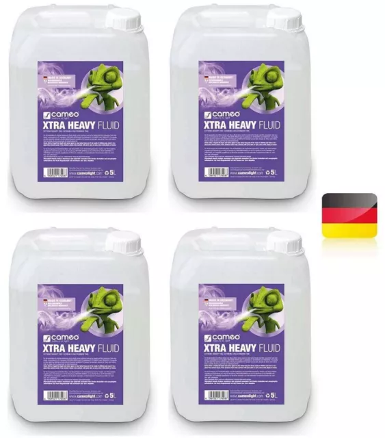 20 Liter 5,30€/l, Adam Hall CAMEO XTRA HEAVY Fluid Nebelfluid Nebel Flüssigkeit