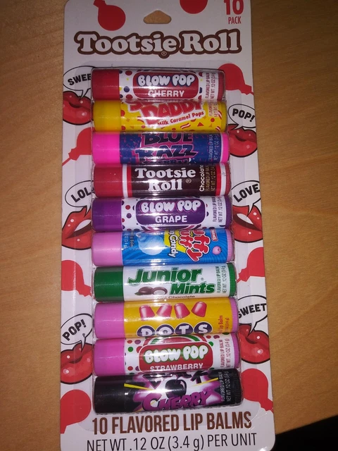 FREE SHIP!!! Lip Balm Sets New Sealed Hershey Pepsi Nerds Tootsie Frozen Marvel