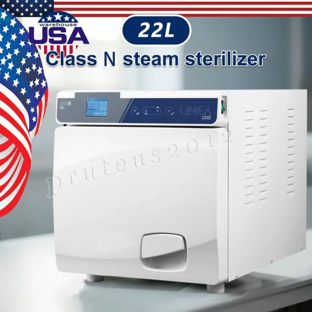 22L 1800W Dental Autoclave Steam Sterilizer Medical Sterilization Lab Equipment