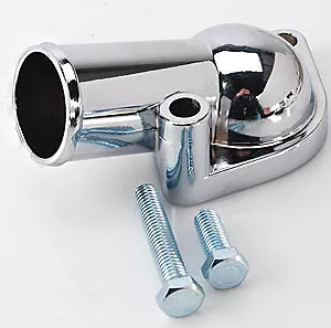 Chevy Sbc Bbc Hotrod Chrome Waterneck Thermostat Housing