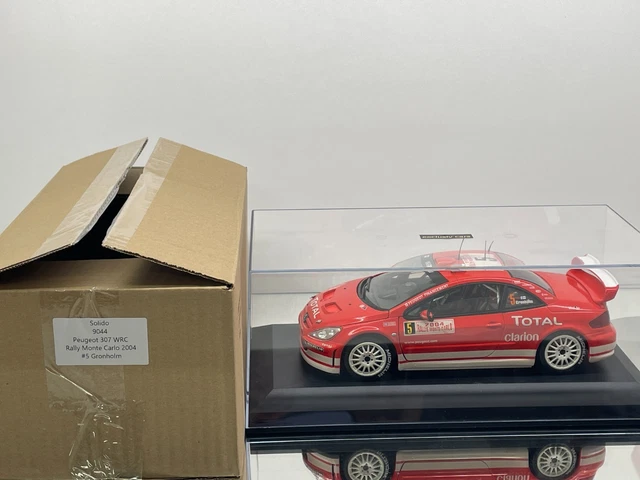 1/18 Peugeot 307 WRC Monte carlo 2004 Gronholm finlandais