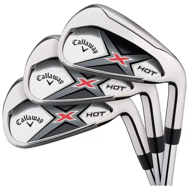 Callaway X HOT Iron Set, 5-9, PW, SW Golf Clubs(7-piece) Graphite - Regular Flex