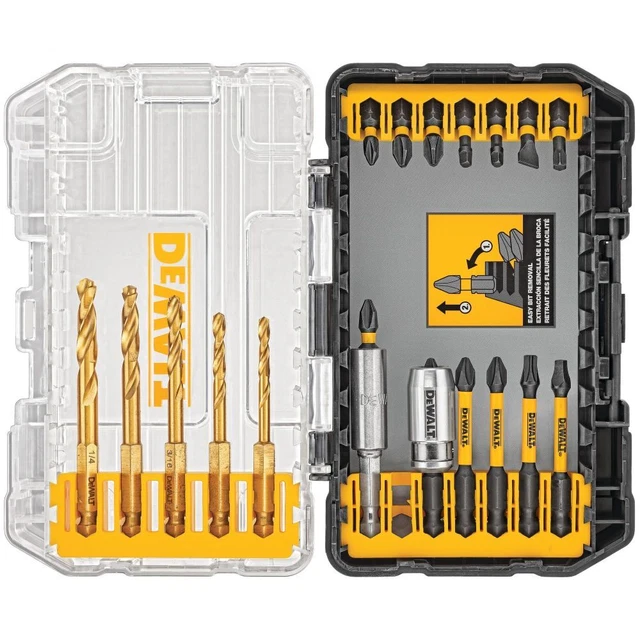 Dewalt Impact Ready Titanium Drill & Flex Torq Set 20Pc