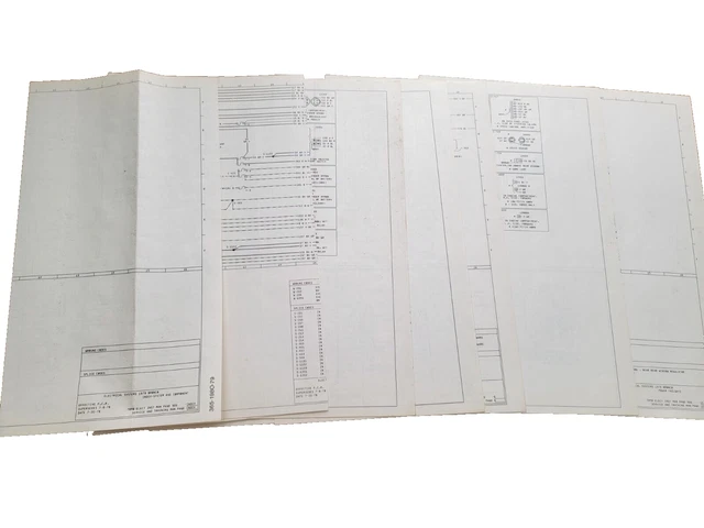 1979 FORD BRONCO Original Electrical Wiring Diagram Schematics Service