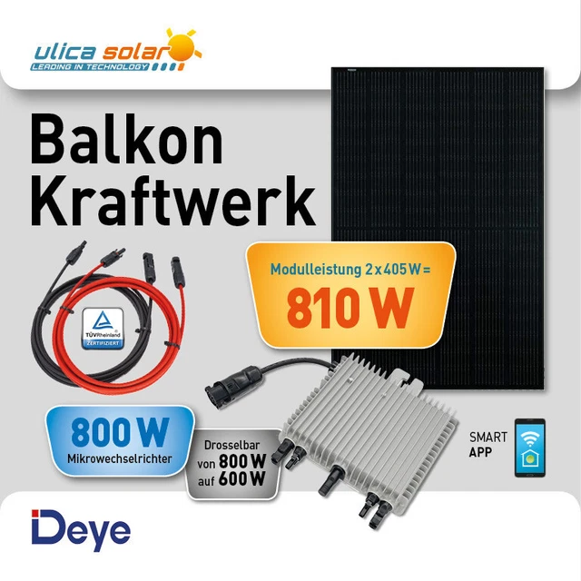 CENTRALE ÉLECTRIQUE DE balcon photovoltaïque panneau solaire