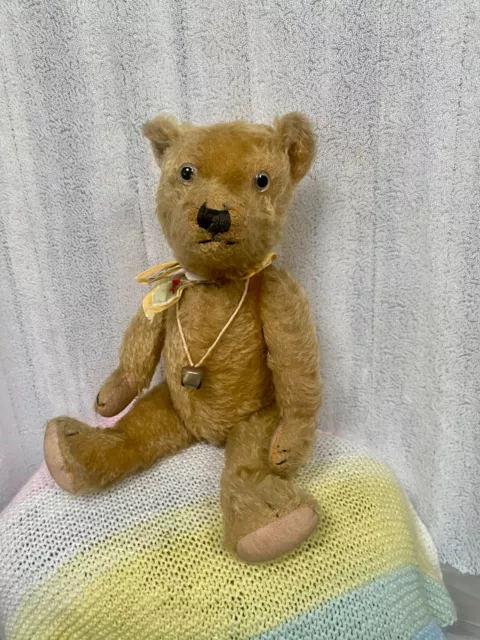 1930’s Chiltern antique British old mohair teddy bear "Charles" 3