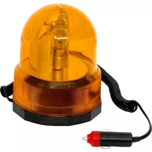 12V Revolving Amber Light Beacon Warning Rotating Recovery Breakdown Magnetic