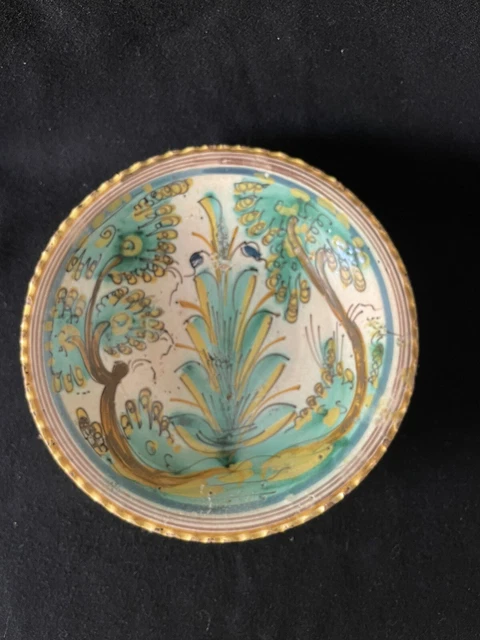 Antique XVIII Cent Talavera Plate