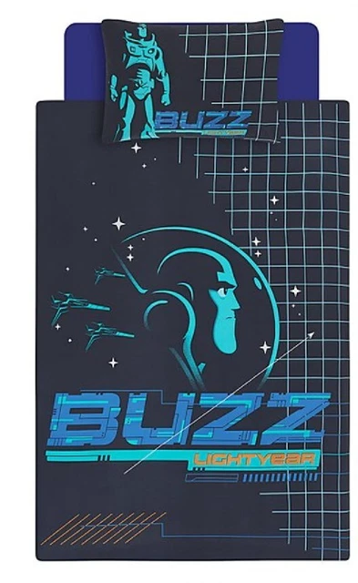 Juego de edredón único Buzz Lightyear oficial Disney Pixar