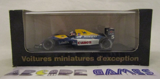 Voiture F1 Williams Renault N°119 Nigel Mansell - Marque ONYX - Jouet Collection Occasion