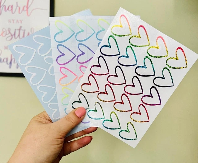 decalcomanie contorno cuore per tazze fredde, bottiglie, laptop, matrimonio, bicchiere da vino, palla