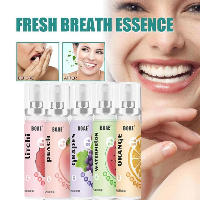 Breath Freshener Spray Bad Odor Halitosis Remove Treatment Mouth Clean H7N4