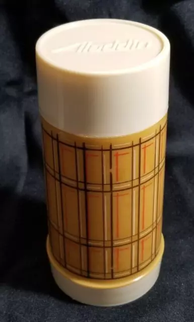 Aladdin's Best Buy Vintage Thermos Bottle - #WM4020 10oz Wide Mouth • Plaid