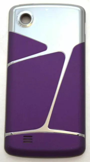 GENUINE LG Chocolate Touch VX8575 BATTERY COVER Door PURPLE/SILVER phone AX8575