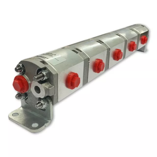 1SF Group One Geared Flow Divider Left/Right Inlet, 5 Way, 93.75L/Min, 7.8cc/Rev