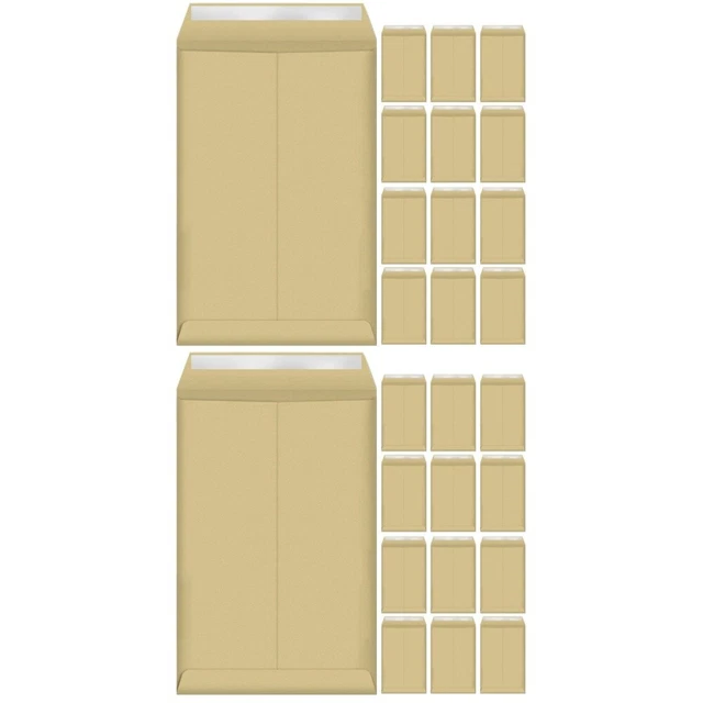 50 pcs File  Postcard Paper Pockets Convenient Envelopes for Postcard  Paper