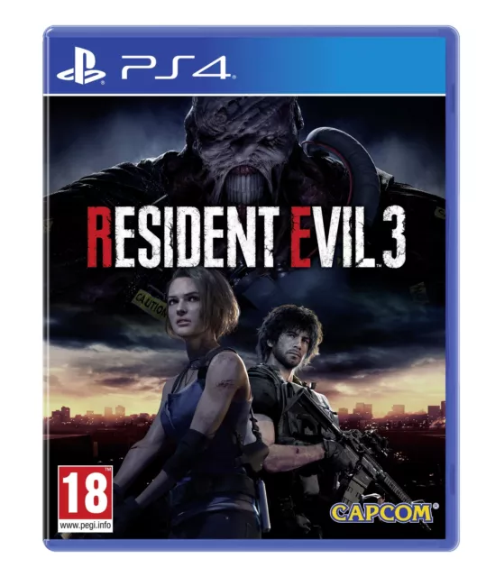 RESIDENT EVIL 3 REMAKE (PS4) PlayStation 4 Standard Edition (Sony Playstation 4)