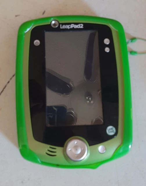 LeapFrog LeapPad 2 Green Handheld Learning Game Tablet + Travel Case LeapFrog LeapPad 2 Green Handheld Learning Game Tablet + Travel Case